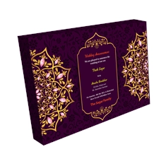 Wedding Announcement Gift Box Gradient Finish 15 Compartments